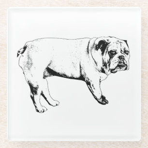 Cocoa Night Bulldog Untersetzer