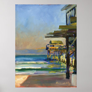 Cocoa Pier Print Poster