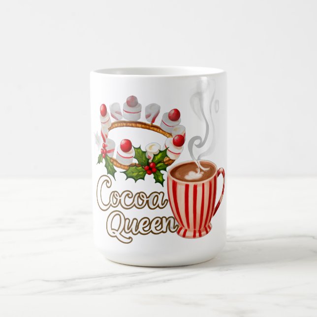Cocoa Queen Funny Christmas Mug (Centre)