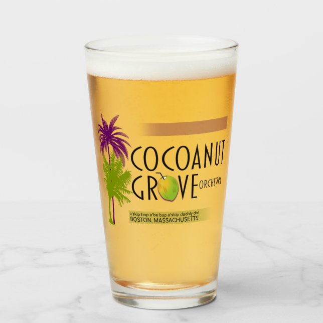 Cocoanut Grove Orchestra Tumbler Glass (Vorne (Gefüllt))