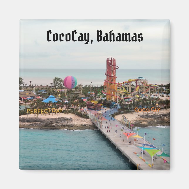 CocoCay Bahamas magnet (Devant)