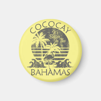 CocoCay Bahamas Magnet Urlaub Kreuzfahrt Retro Str
