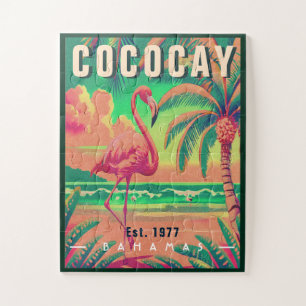 CocoCay Bahamas Retro Flamingo Souvenir 1950er Jah