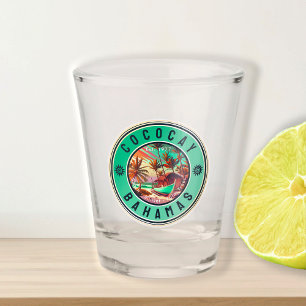 CocoCay Bahamas Retro Travel Souvenir 1950s Schnapsglas