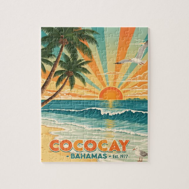 Cococay Bahamas Vintage Travel (Vertikal)