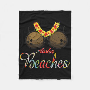 Coconut Bra Blume Hawaii Aloha Beac Fleecedecke