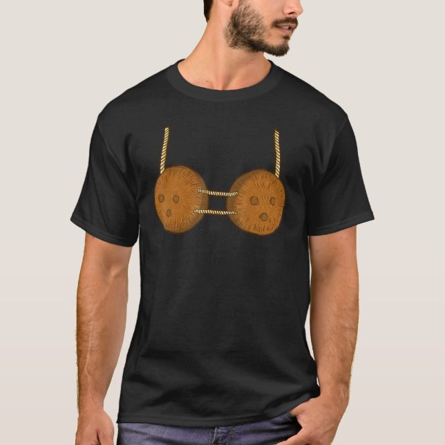 Coconut Bra Sommer Halloween Kostüm T-Shirt (Vorderseite)