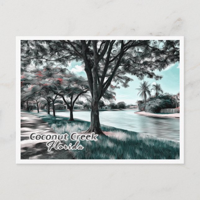 COCONUT CREEK FLORIDA POSTKARTE (Vorderseite)