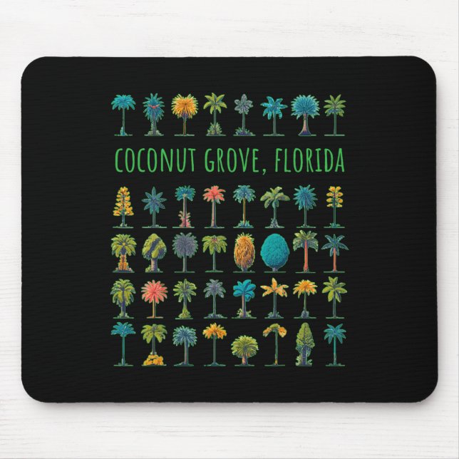Coconut Grove Florida Mousepad (Vorne)