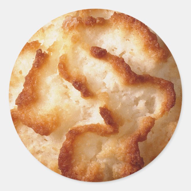 Coconut Macaroon Cookies Stickers (Vorderseite)