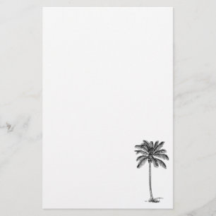 Coconut Palm Tree Tropical Beach Thema Briefpapier