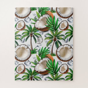 Coconut Palm Tree tropisches Muster