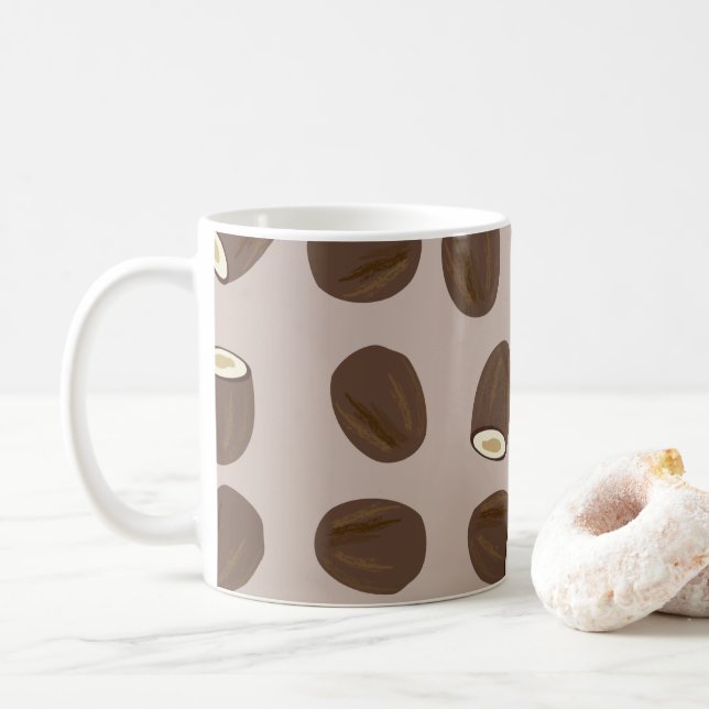 Coconut Pattern Kaffeetasse (Mit Donut)