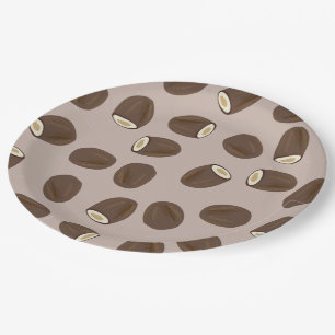 Coconut Pattern Pappteller