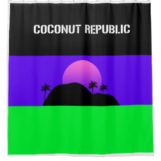 Coconut Republic Design Nr.2803 Duschvorhang