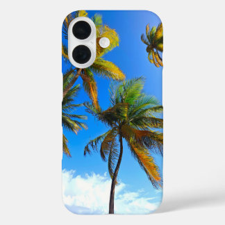 Coconut Tree Phone Case - Blue Sky Tropical Deco