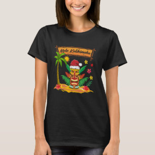 Coconut Trees Mele Kalikimaka Funny Hawaiian Chris T-Shirt