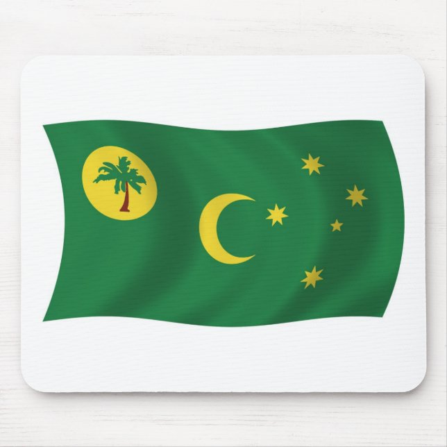 Cocos-Inseln Flagge Mauspad (Vorne)