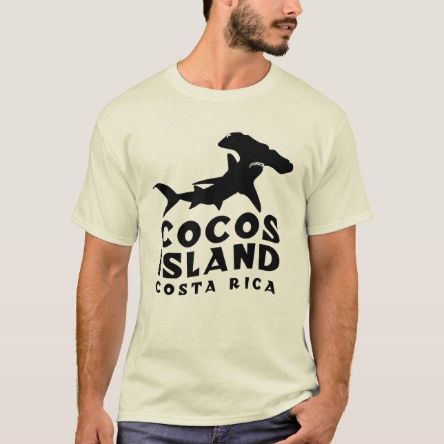 Cocos Island Costa Rica Shark Diving T-Shirt (Vorderseite)