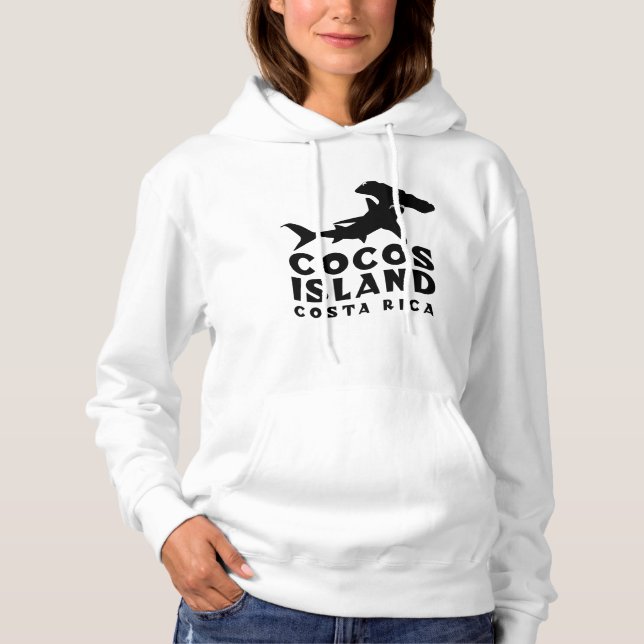 Cocos Island Hammerhead Shark Lover Hoodie (Vorderseite)