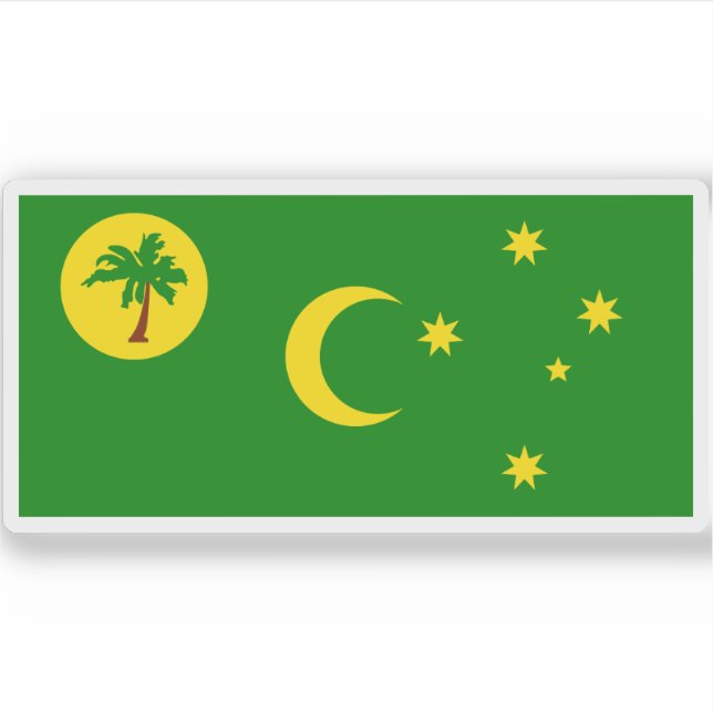 Cocos (Keeling) Islands Territory, Australian Com. Aufkleber (Vorderseite)