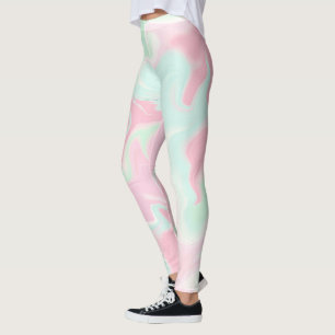 cocosmos galaxy vert nuage rose leggings motifs