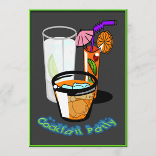 Coctails Cocktail-Party Einladungen