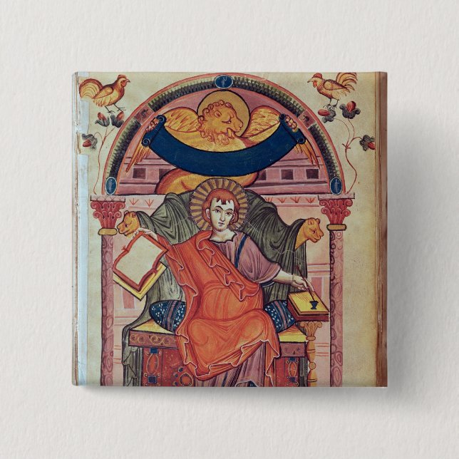 Cod.22 St Mark, vom Ada-Manuskript Button (Vorderseite)