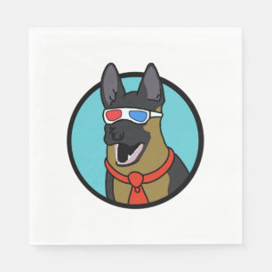 CoD German Shepherd Ich habe keine Ahnung, was ich Serviette