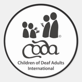 CODA-Aufkleber 3" Runder Aufkleber