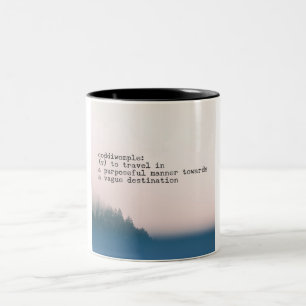 Coddiwomple Zweifarbige Tasse