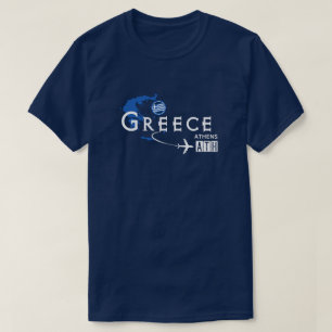 Code aéroport de Grèce T-shirt