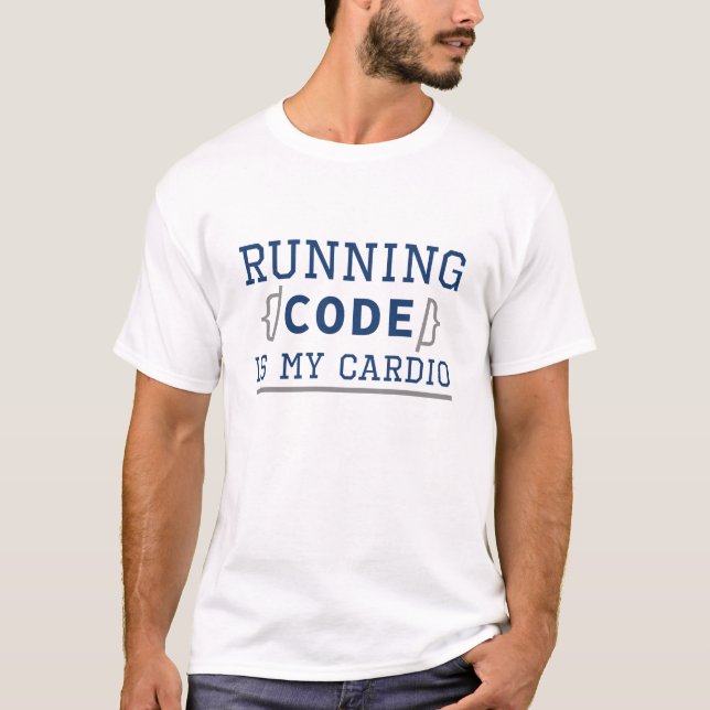 Code ausführen ist mein Cardio T-Shirt (Vorderseite)