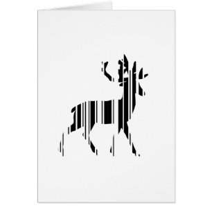 Code-barres CERF Motif de code-barres de cerf Conc