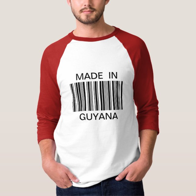 Code barres générique fait dans le T-shirt (Devant)