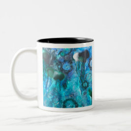 Code Blau Zweifarbige Tasse