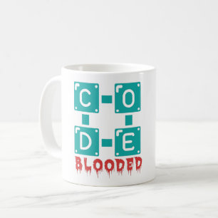 CODE BLOOOD - PROGRAMMER KAFFEETASSE