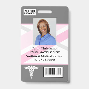 Code de numérisation du badge de nom de médecin ou
