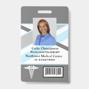 Code de numérisation du badge de nom de médecin ou