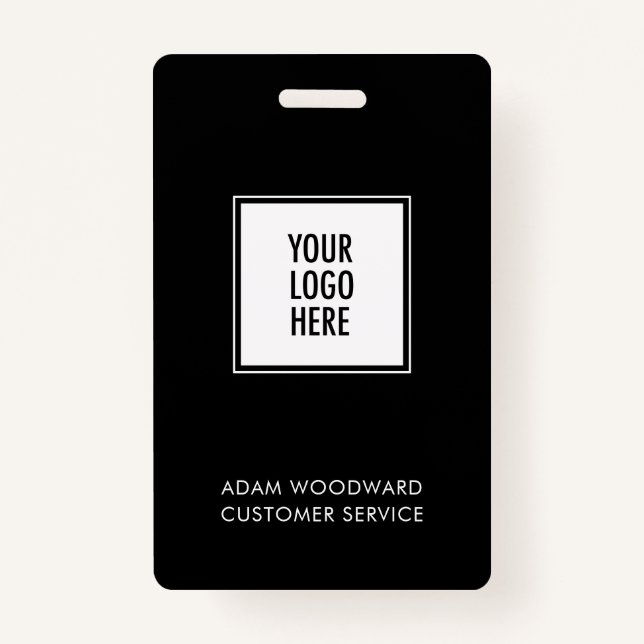 Code d'entreprise Badge de logo Employé (Devant)