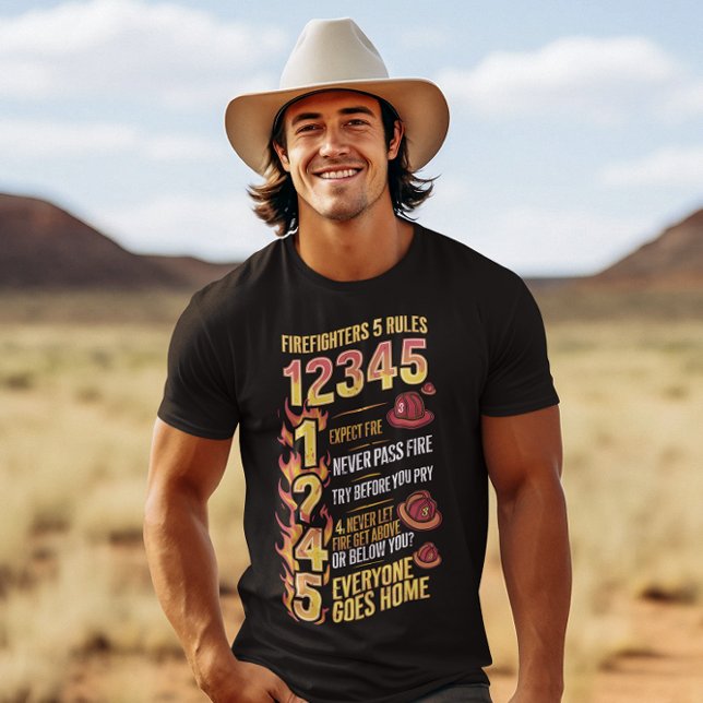 Code der Feuerwehrleute: Regeln des Mutes T-Shirt (Von Creator hochgeladen)