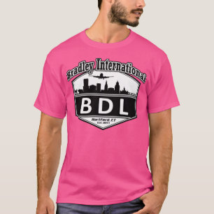 Code des internationalen Flughafens Bradley T-Shirt
