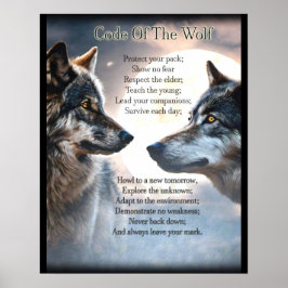 Code des Wolfs Poster