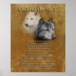 Code des Wolfs Poster