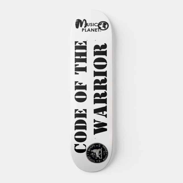 CODE DU WARRIOR Skateboard (Recto)