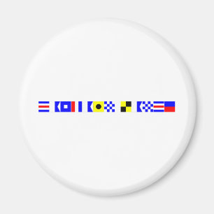 Code-Flaggenplatz Magnet