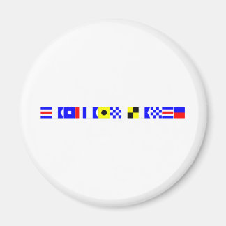 Code-Flaggenplatz Magnet