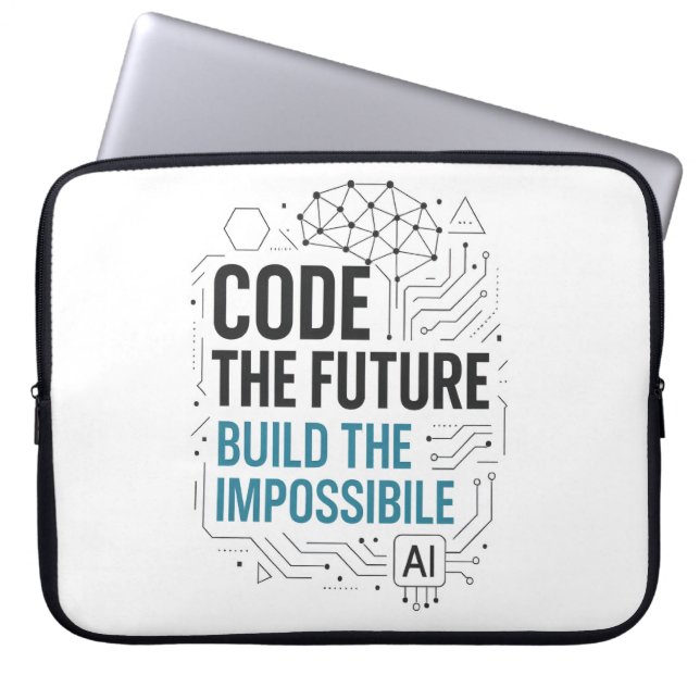 Code Future Build Unleeve | Technischer Schutz Laptopschutzhülle (Vorderseite)