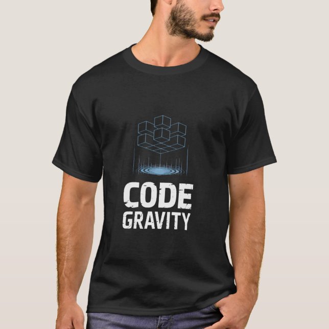 Code Gravity Algorithm Enthusiasten T-Shirt (Vorderseite)