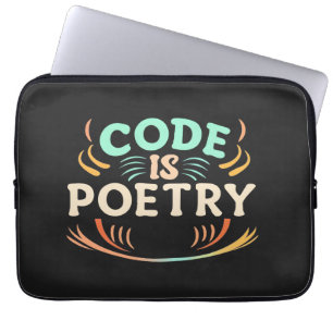 Code ist Poesie: Entfesseln Sie die Kunst Ihres Pr Laptopschutzhülle